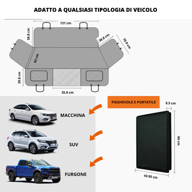 COPRISEDILE ROYAL SIT DOG PER CANI AUTO POSTERIORE IMPERMEABILE! | OFFERTA 60% SCONTO | SPEDIZIONE GRATUITA