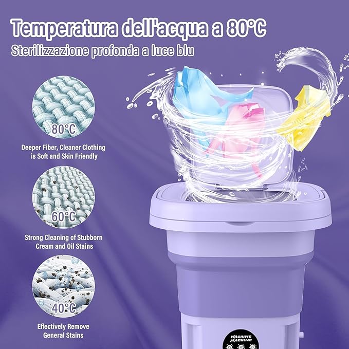 Lavatrice EasyWash Portatile | 60 % SCONTO | Spedizione Gratuita