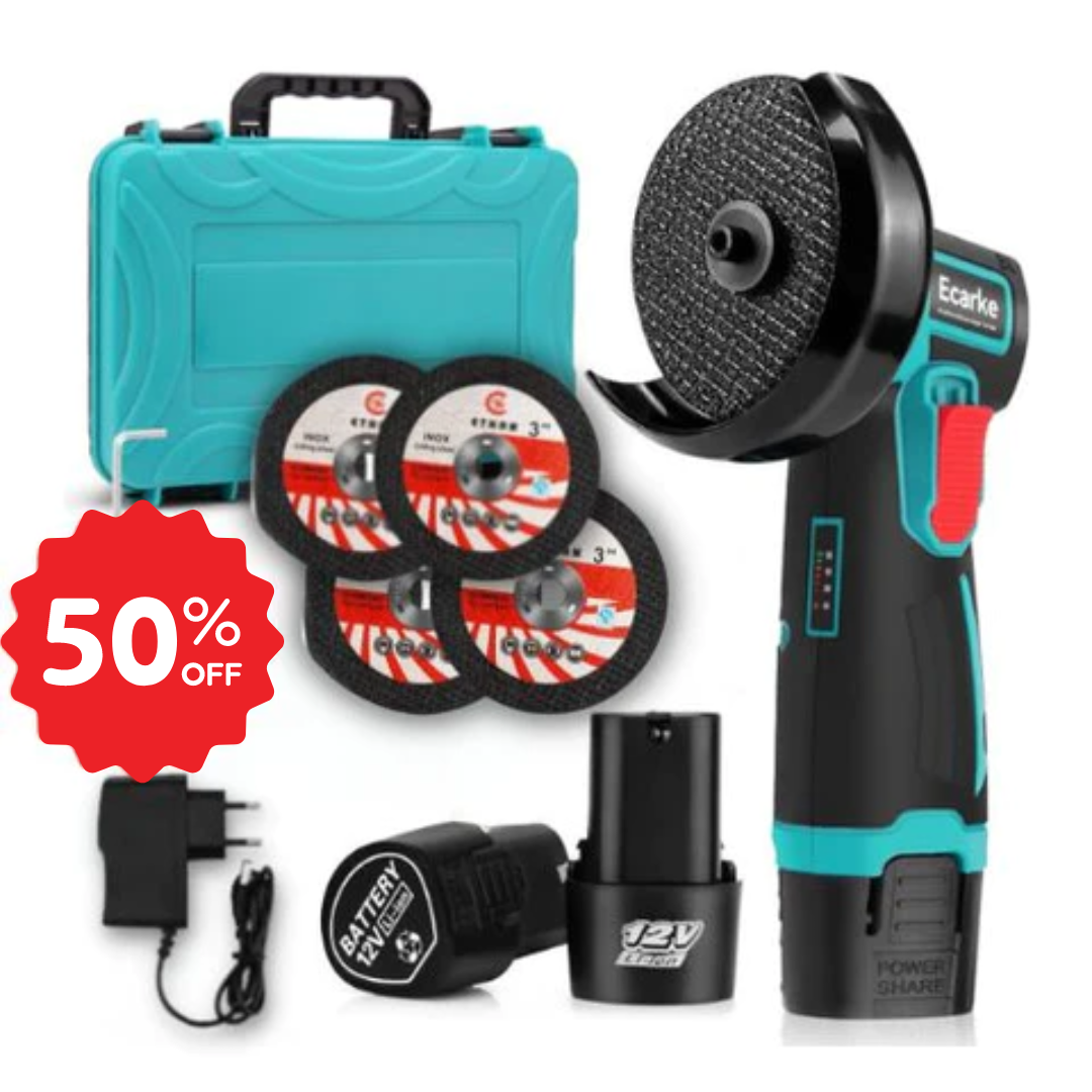 Smerigliatrice Angolare | Doppia Batteria e Due Dischi | 50% Sconto | Spedizione Gratuita