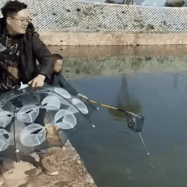 FISHING PRO : RETE DA PESCA PIEGHEVOLE | SCONTO 50% + SGABELLO OMAGGIO