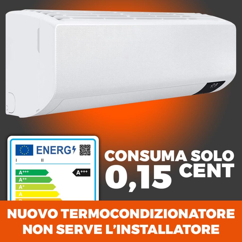 CONVETTORE ARIA FRESCA E CALDA 3 in 1 2000 W: Rinfresca, Purifica, Riscalda
